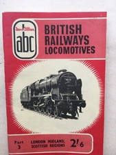 IAN ALLAN ABC BRITISH RAILWAYS LOCOMOTIVES,Summer 1957,LONDON,MIDLAND,SCOT.Part3