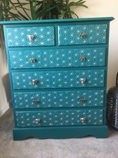 Beautiful Moroccan Chest Of Drawers Bee Knobs
