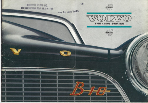 1963 volvo 122s series car - 122s,