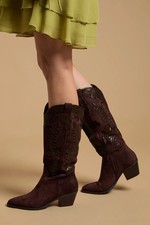 Oasis Chocolate Western Boots