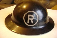 WW2 British ARP Warden Rescue Party J.C.S.& W. Ltd. Helmet 1938