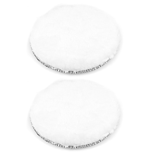 Inch wool polishing pad - wool, hook