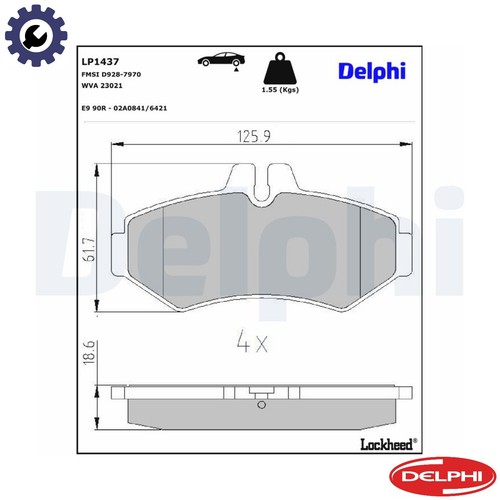 Brake pad set disc - pad,