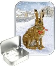 Winter Rabbit Small Silver