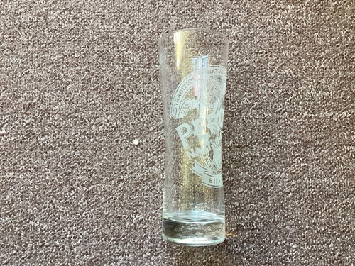 Peroni beer glass - a, stored
