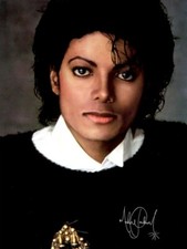 MICHAEL JACKSON Signed 'Black