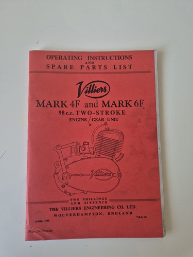 Reprint vintage villiers 4f - of,