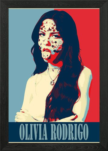 Olivia rodrigo pop - art, poster