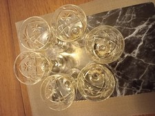 Set Of 6 Crystal Sherry