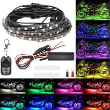 12PCS RGB Motorcycle Bike LED