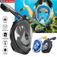 Kids Adults Anti-Fog Diving Snorkel Face Mask Swimming Scuba Set Full For Gopro