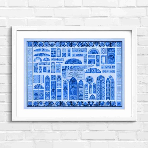 Vintage stained glass art - vintage,