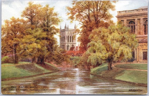 Cambridge vintage postcard - cambridge,
