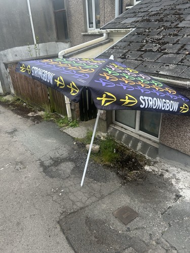 Strongbow beer garden umbrella - strongbow,