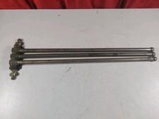 Vintage French 3 Bar Metal Towel Rail Rack