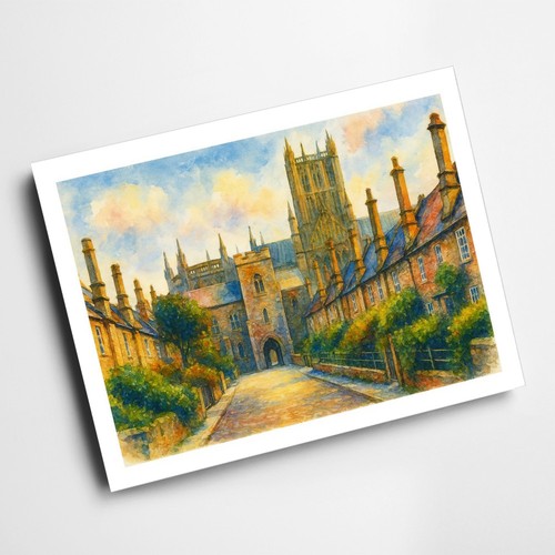 Print vicars close wells - print, close,