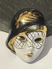 Vtg white lady face venetian - white,