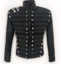 Michael Jackson Style Hussar Jacket Braided Military Jacket