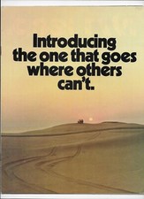 1971 Jeep car brochure: Universal (CJ-5), Wagoneer, Gladiator, Jeepster Commando