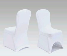  WHITE CHAIR COVERS  *FOR