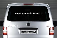  LARGE CUSTOM WEBSITE TEXT PERSONALISED VINYL DECAL CAR STICKER PROMOTIONAL  