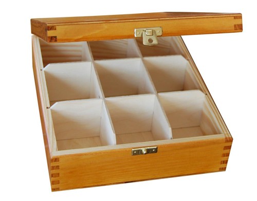 Wooden tea bag box - bag, 9