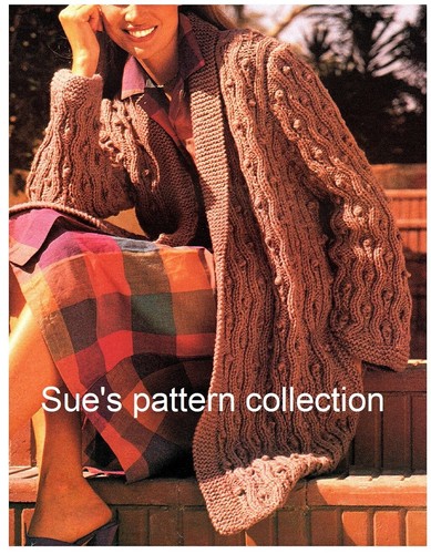 Ladies knitting pattern chunky