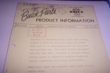 BUICK 1937 to 1955 Speedo