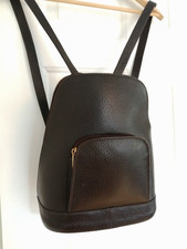 VTG Brown Pebbled Real Leather