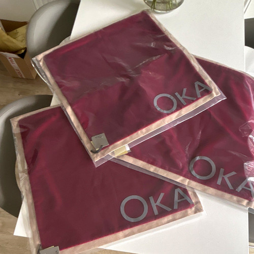 Oka edina velvet cushion - 3, x
