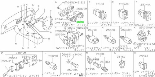Switch assembly hazard for - hazard,