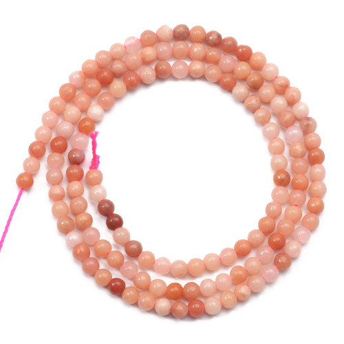 4mm natural agates - 3,