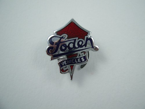 Vintage foden vehicles enamel - vehicles,