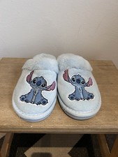 Disney stitch Light Blue Girls Kids Slippers Size 1
