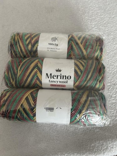 Merino wool fancy yarn - wool,