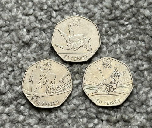 2011 london olympics 50p fifty - olympics,
