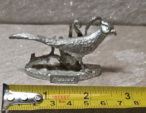 Vintage metal pheasant - vintage,
