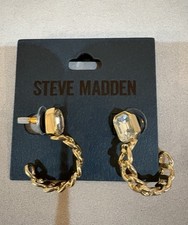 Steve Madden Goldtone Hoop