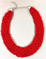 Braided Seed Bead Statement