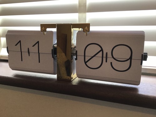 Karlsson flip clock white - -,
