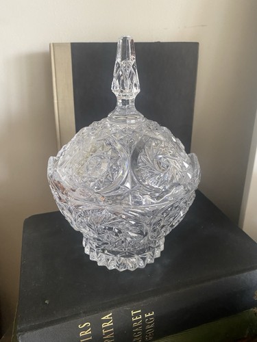 Vintage cut glass bowl - ,
