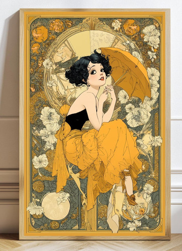 Betty boop art nouveau dreams - art,