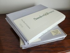 Sandown & Bourne curtains. Silver/Grey. Faux silk. Pencil pleat. Unlined. 66x90.