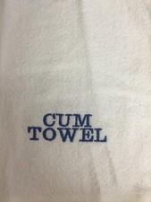 Embroidered cum towel with - embroidered,