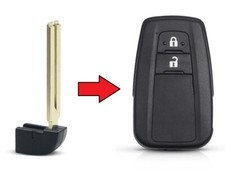 Uncut Key Blade for Toyota