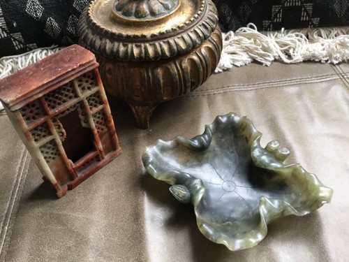 Chinese jade brush - brush, washer