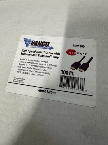 Vanco 100ft high speed hdmi - vanco,