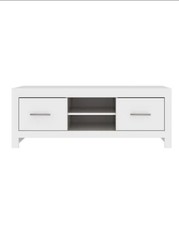 Dakota Wide Tv Unit In White