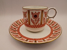 Antique Wedgwood Aesthetic Period Cup and Saucer Y288  c1878-90