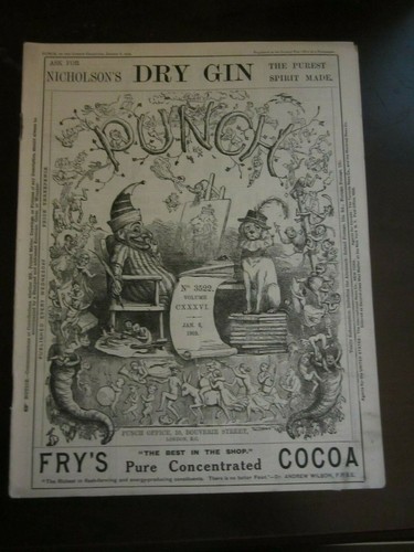 Punch magazine january - january, 1909